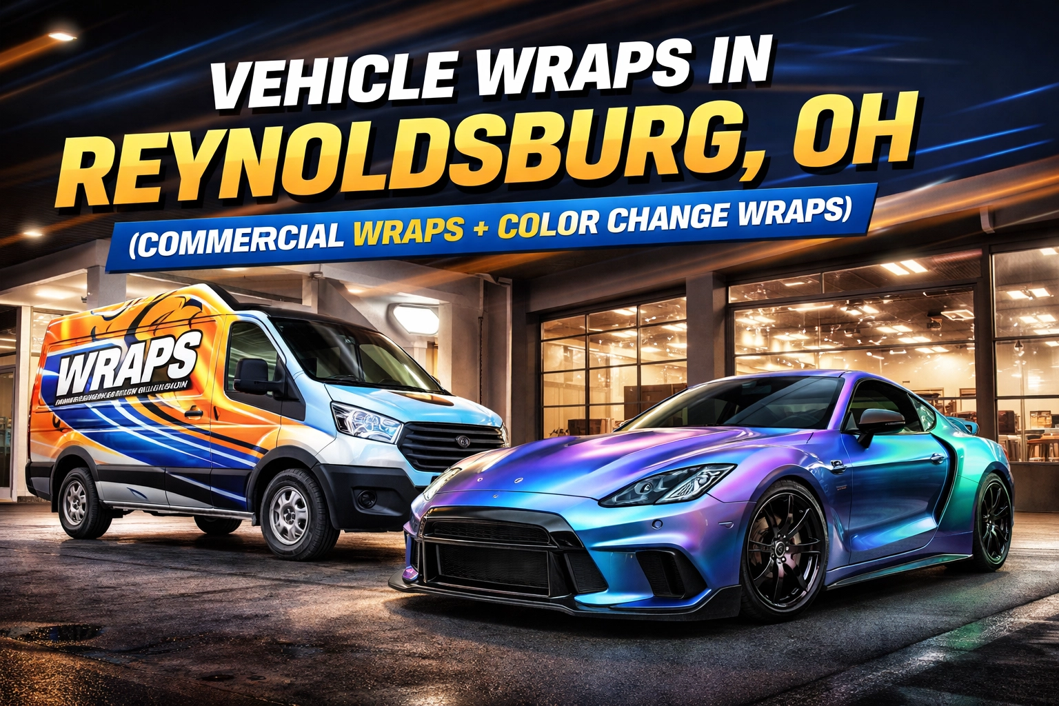 Vehicle Wraps in Reynoldsburg, OH (Commercial Wraps + Color Change Wraps)
