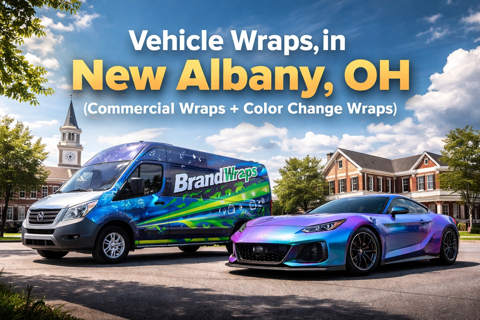 Vehicle Wraps in New Albany, OH (Commercial Wraps + Color Change Wraps)