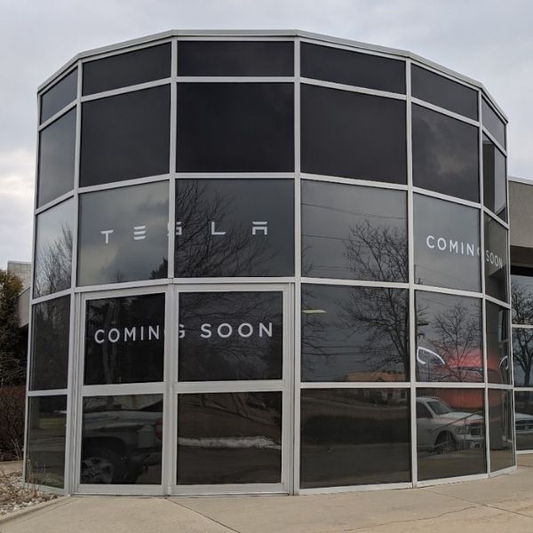 Tesla Vinyl Wall Graphics Columbus Ohio