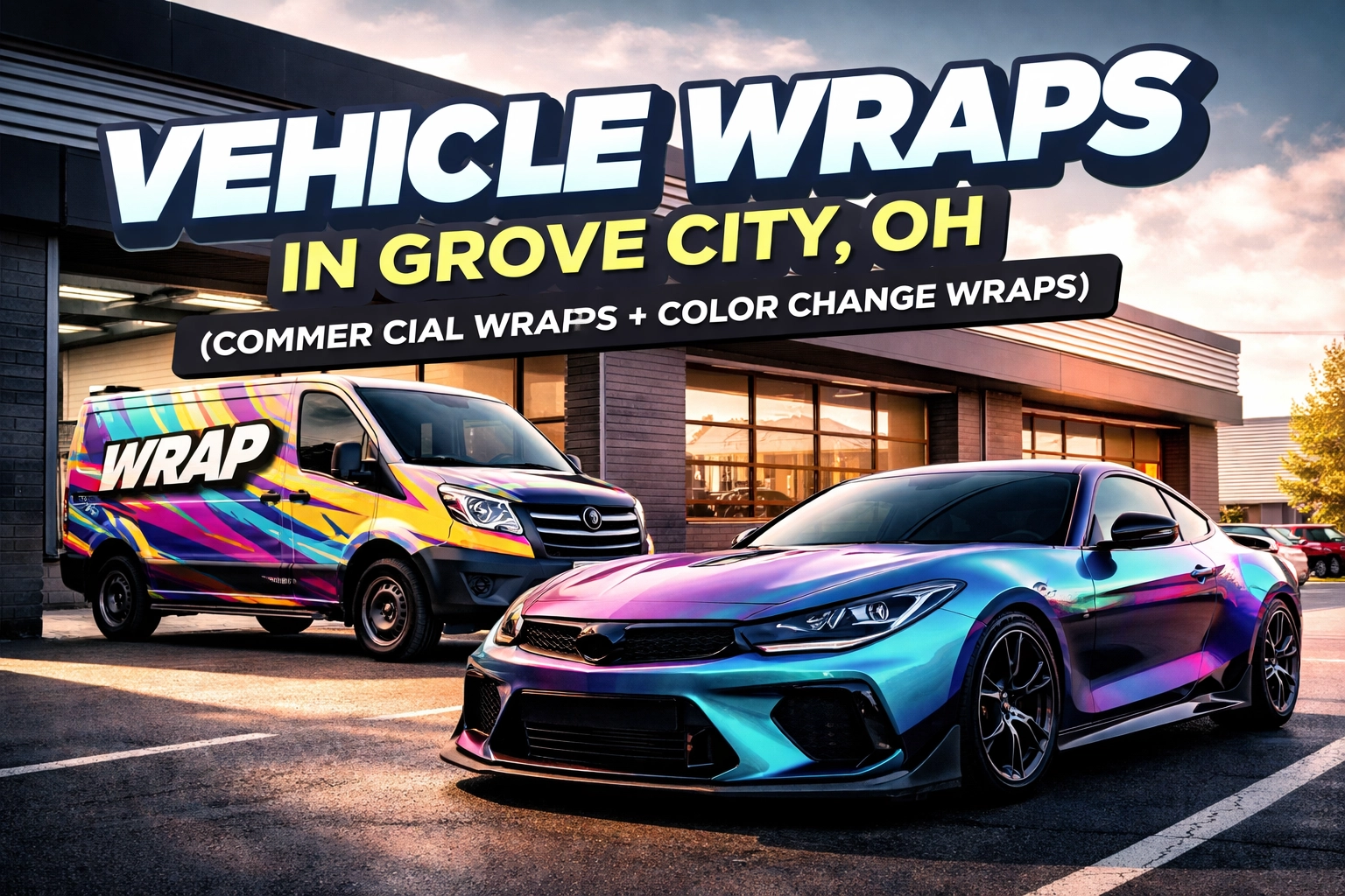 Vehicle Wraps in Grove City, OH (Commercial Wraps + Color Change Wraps)